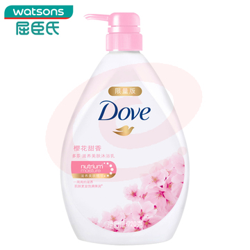 多芬（Dove）沐浴乳720ml*3件 滋养美肤沐浴露(樱花甜香)