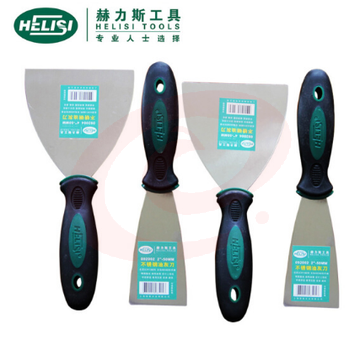 赫力斯HELISI灰刀铲刀批刀镜面塑柄抹灰刀不锈钢油灰刀腻子刀 (1寸)