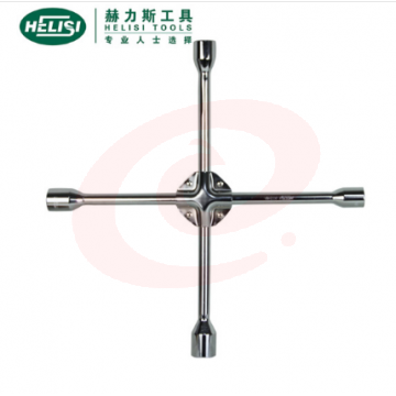 赫力斯HELISI汽车维修十字轮胎扳手十字套筒扳手卸胎工具 （17*19*21*23MM）