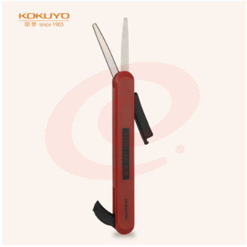 国誉(KOKUYO)一米新纯便携剪刀创意两用开箱小刀 红色 WSG-HSS320R