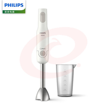 &nbsp;飞利浦（PHILIPS）料理机 家用多功能手持式搅拌机配搅拌杯搅拌棒做辅食HR2534/00
