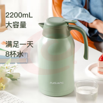 富光 PDZ200032200保温壶2.2L绿色304不锈钢保温瓶