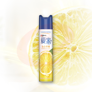 爱家 空气清新剂 柠檬香 320ml 去味