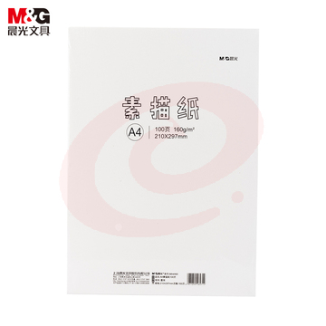 晨光(M&G)文具100页160g/A4美术绘画专用素描纸 彩铅画纸铅画纸 画画纸 写生美术绘画纸MA4A60开学礼物