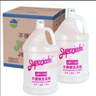 白云清洁(baiyun cleaning)JB118A 不锈钢光亮剂 电梯保养油金属亮洁剂 3.78L*4瓶 SKU：YDKJ32890