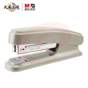 晨光(M&G)文具12#订书机 耐用便携订书器 办公用品 灰色单个装ABS92723