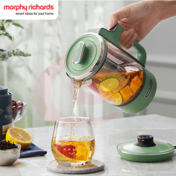 摩飞电器（Morphyrichards）分体便携式迷你煮茶器 烧水壶0.6L MR6085 灰