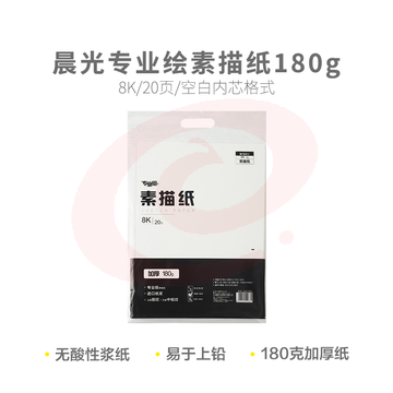 晨光专业绘8K素描纸180g20页S8K799Z