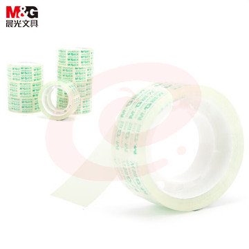 晨光(M&G)文具透明胶带 高透易撕小胶带 学生手工胶布12mm*18y(16.5米/卷) 12卷装AJD97319