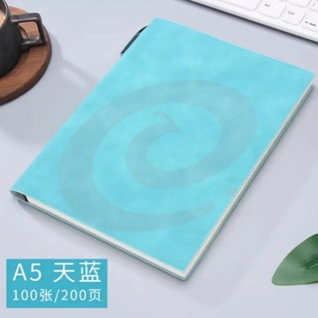 A5绒面笔记本混色