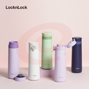 乐扣乐扣（LOCK&LOCK） 加简系列弹盖保温杯450ml绿色LHC3288 SKU：YDKJ33454