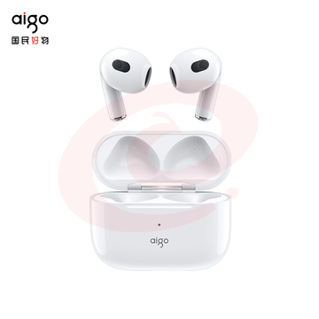 爱国者（aigo） 真无线蓝牙耳机T60降噪HIFI音质入耳式蓝牙耳机运动型开盖即连+蓝牙5.1蓝牙耳机 TWS真无线蓝牙耳机 