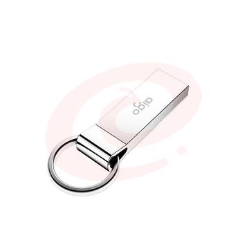 爱国者（aigo）64GB优盘U盘 USB2.0 U盘 U210 金属U盘 车载U盘 银色 一体封装 带便携挂环U盘 