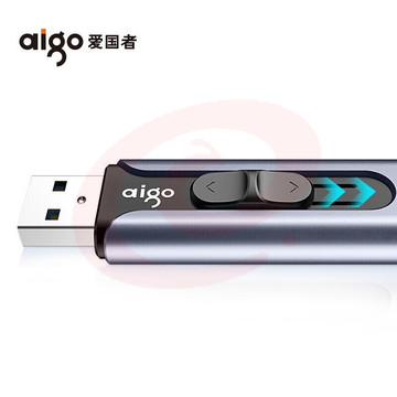 爱国者（aigo） U335优盘U盘 32GB 高速USB3.0 大容量金属迷你U盘 推拉伸缩商务存储优盘闪存盘U盘 