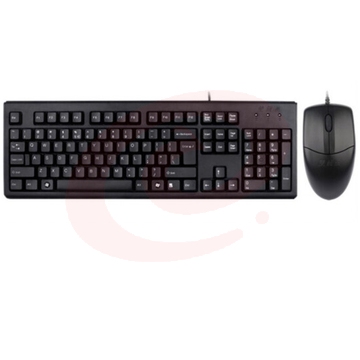 双飞燕（A4TECH） 旗舰KK-5520N有线键盘鼠标套装台式机电脑笔记本外接键盘鼠标套装键鼠防水办公打字舒适键鼠套装 KK5520UU（双USB接口） 无光  货号：lf