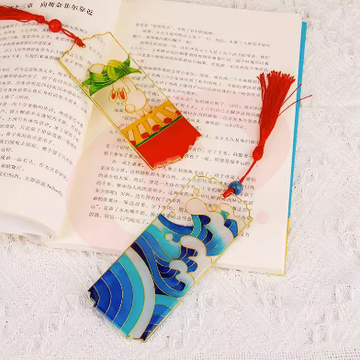 掐丝珐琅书签 创意手工DIY制作材料包 非遗文化团建活动 含工具一套