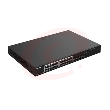 锐捷 RG-NBS3100-24GT4SFP-P 二层网管24口千兆POE交换机 千兆上联 黑色