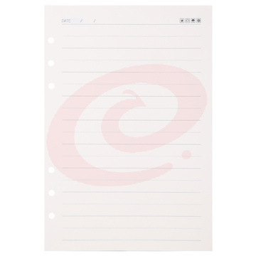 晨光(M&amp;amp;G) 文具25K/6孔横线活页本子替芯 线圈纸 普惠型活页笔记本替换内芯 100页/包 APY9JT74