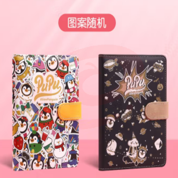 晨光   卡通磁扣手账本可爱文艺学生用笔记本闺蜜少女心ins创意韩国高颜值记事本网红账本套装 【PUPU小企鹅】   基础版/5本装