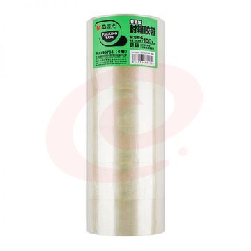 晨光 M＆G普惠型普透封箱胶带 AJD95784 48mm*100y 6卷/筒