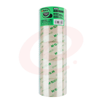 晨光 M&amp;G AJDN7501 晨光普惠高透封箱胶带60mm*50y5卷AJDN7501.