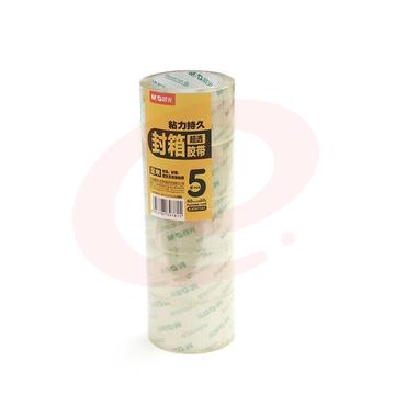 晨光(M&amp;amp;G) 办公文具普透封箱胶带 超透明胶布快递打包胶带 60mm*60y (54.84m/卷)AJD97341 5卷装