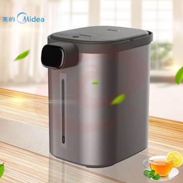 美的(Midea)电热水瓶5L家用电热水壶一键除氯多段温控双层防烫食品级304不锈钢开水壶烧水壶 SKU：YDKJ35621