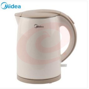 美的 (Midea)1.5L电水壶MK-H415E2j 双层防烫304不锈钢烧水壶 SKU：YDKJ35619