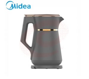 美的 Midea MK-SH15P509快速电热水壶 304不锈钢双层防烫
