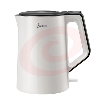 美的(Midea)MK-HJ1522  电水壶  304家用烧水壶  1.5L双层防烫  一体式无缝内胆  优质温控器 【白色】  TJHX04281647446641