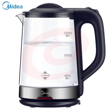美的(Midea) 电水壶  '高硼硅玻璃 1.7L MK-GJ1702  TJRRSFYJD202302071037534