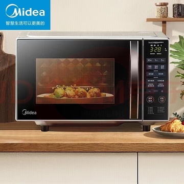 美的(Midea)微波炉 家用变频微烤一体机 平板光波速热 智能微烤温度感应 微波烤炉【线下同款新品】 【20升】 SKU：YDKJ35922