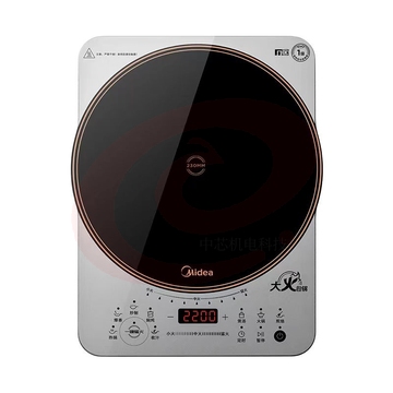 美的(Midea) 电磁炉 家用2200W大功率 大火包锅 火锅炉炫彩加大面板 大线圈电磁炉灶 智能定时