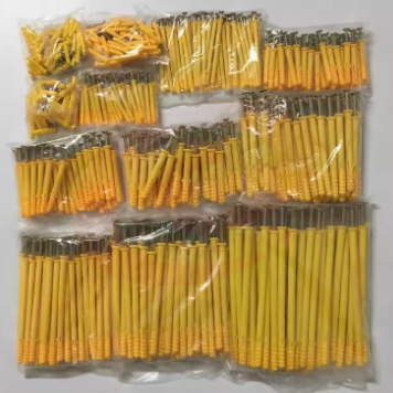 小黄鱼尼龙塑料膨胀管 加长膨胀螺丝胶塞螺栓涨塞自攻螺丝M6M8M10