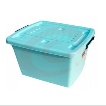 禧天龙 6039 110L 衣物玩具收纳整理箱 环保塑料储物箱 超大号浅蓝色 尺寸72.5*53*44.5CM