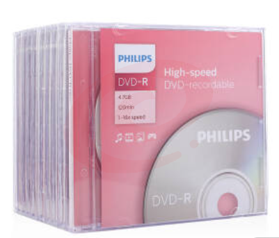 飞利浦DVD-RW 光盘空白DVD刻录盘 单片装  10片/组.