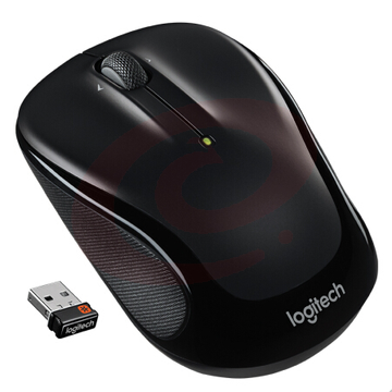 罗技(Logitech)M325s 鼠标 无线鼠标 办公鼠标 对称鼠标 优联 黑色 带无线2.4G接收器