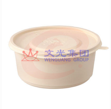 赛卓 H03 可降解餐盒一次性碗圆形打包盒外卖盒 500ml 600个/箱