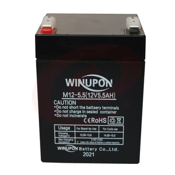 WINUPON炜业通SW蓄电池M12-5.5AH  音响9消防12V1.3AH 4.5AH 7.5AH 14AH 24AH 38 M12-5.5AH