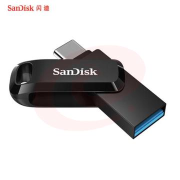 闪迪（SanDisk）128GB Type-C USB3.1 手机U盘DDC3 沉稳黑 读速150MB/s  SDDDC3-128G-Z46