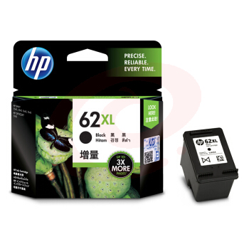惠普(HP)C2P05AA 62XL 高容量原装黑色墨盒 适用于HP OfficeJet 200 移动打印机 约600页