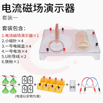 电流磁场演示器 方环形线圈可投影通电螺线管导线产生磁场物理教学 SKU：YDKJ37242