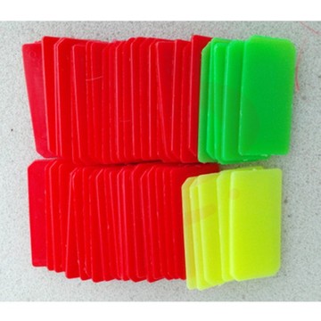 幼教辅助用品晨检卡幼儿园早教晨检牌考勤卡儿童晨检袋卡片 绿色晨检卡(单片装)50个每盒