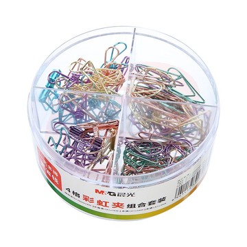 晨光彩虹夹4格彩虹夹组合彩虹夹单盒装HABS1172
