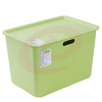 茶花（CHAHUA） 茶花文件桌面零食玩具整理箱（ 20L 绿色）