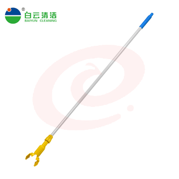白云清洁 AF01066 蜡拖杆带夹子加厚加长拖把杆老虎夹蜡拖杆地拖杆