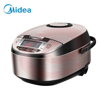 美的（Midea）电饭煲 拉丝不锈钢机身 立体加热 聚能釜内胆4L电饭锅MB-WFS4029