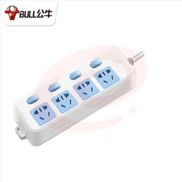 公牛 插座 4位分控 5米 GN-315
