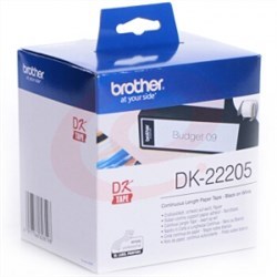 兄弟（brother） DK-22205 标签带62mm*30.48m白底/黑字(纸质)热敏标签打印纸不干胶