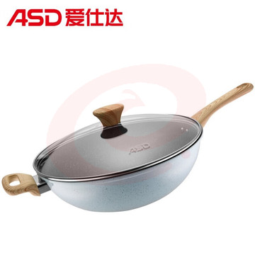 爱仕达（ASD）炒锅新不粘炒菜锅 32cm CL32S1TG